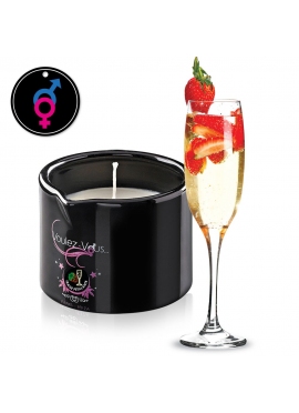 Massage candle Berry Sparkling wine - ALLUME-MOI by Voulez-Vous...