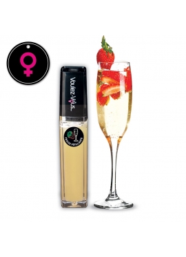 Labial effecto calor y frio - Fresa Champagne - by Voulez-Vous...